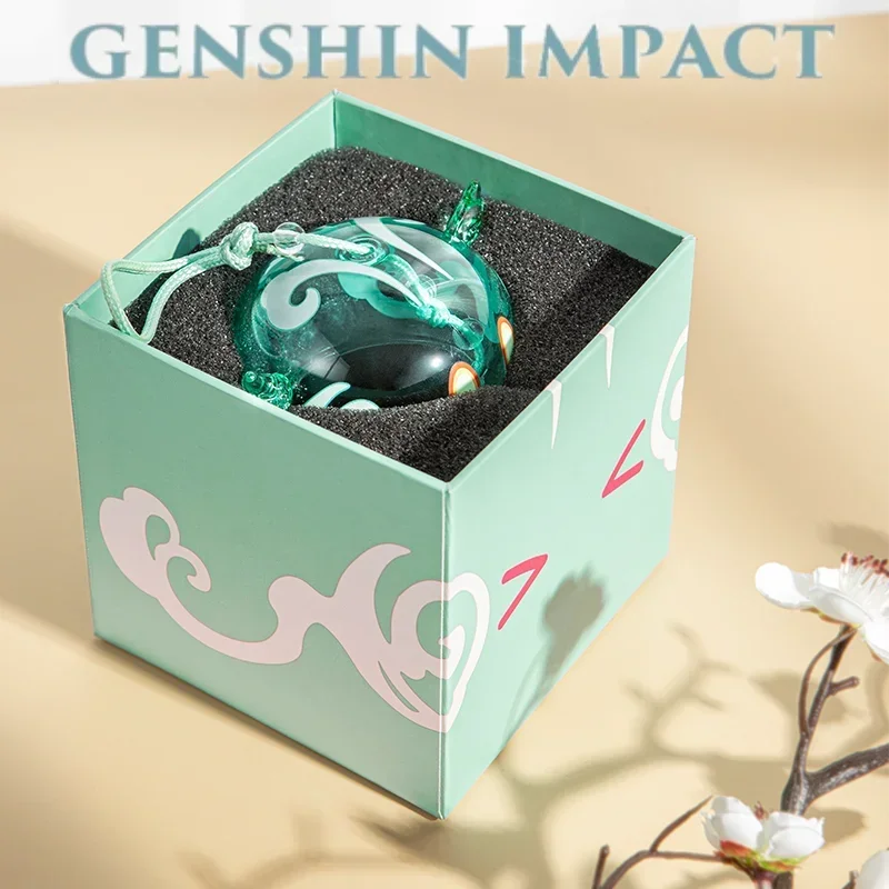 Genshin Slime Campanelli eolici Cartoon Genshin Impact Vetro Appeso Campane eolici Pendenti Decor Decorazione della casa giapponese Regali anime