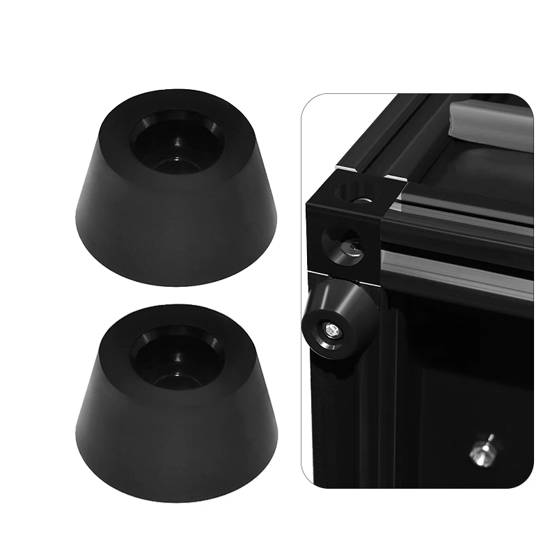 4/8 Sets Ender3 CR10 Antivibration Füße Kit Anti-vibration Gummi Landung Matte Füße Für i3 MK3 Drucker Für 2020 Aluminium Profil – Detail 6