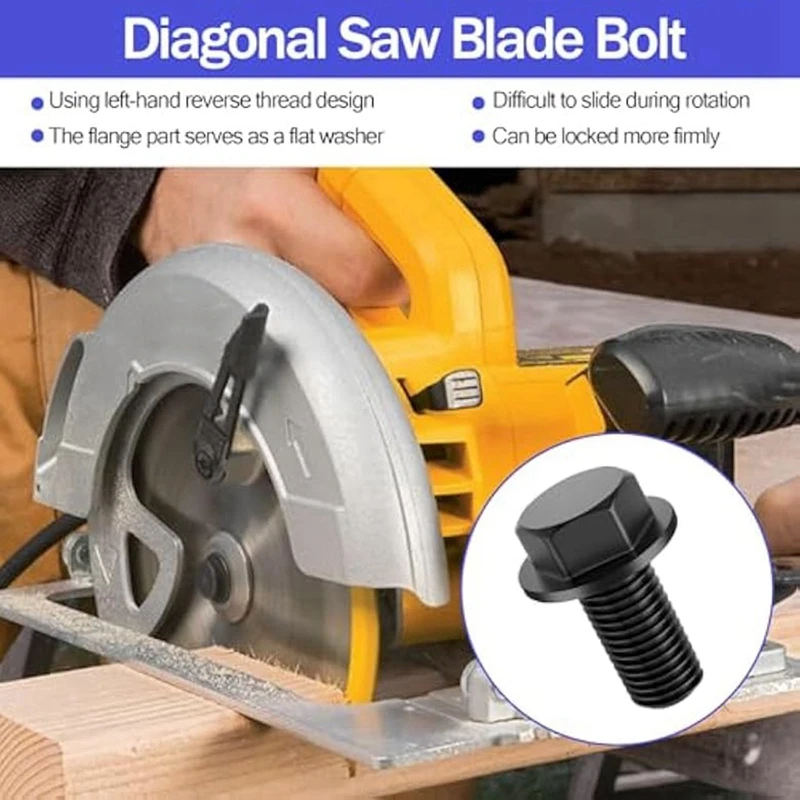 Boulon de rechange pour lame de scie à onglets, 2,2 de serrage, DW703, DW704, DW718, DW705, DWanalys, DW715, DW716, 145344-01, 2 pièces