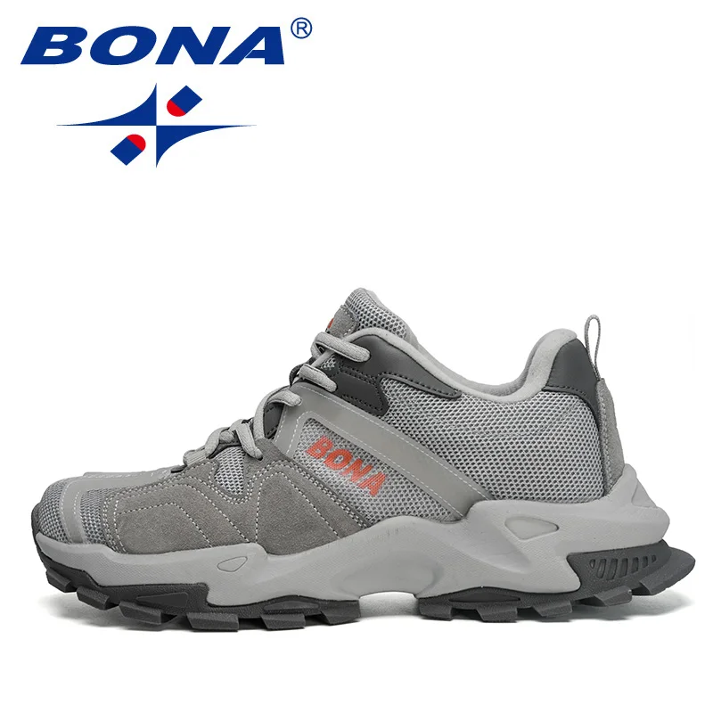 BONA 2023 New Designers Classics Running Shoes Sneakers Man Sports Training Tennis Walking Athletic Shoes Men Jooging Footwear