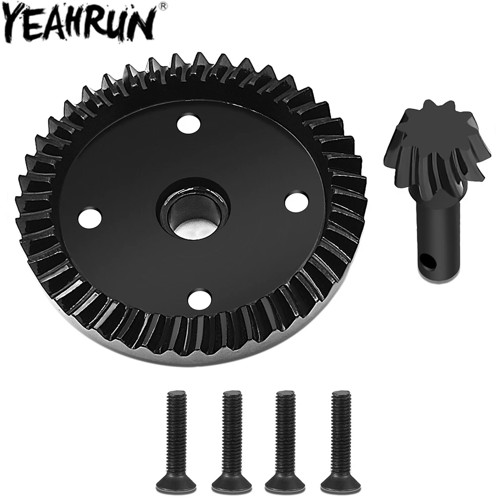 

Стальная дифференциал YEAHRUN 10T 43T, передняя и задняя коробка передач, дифференциальные шестерни для 1/8 SLEDGE 4WD Monster Truck, автозапчасти