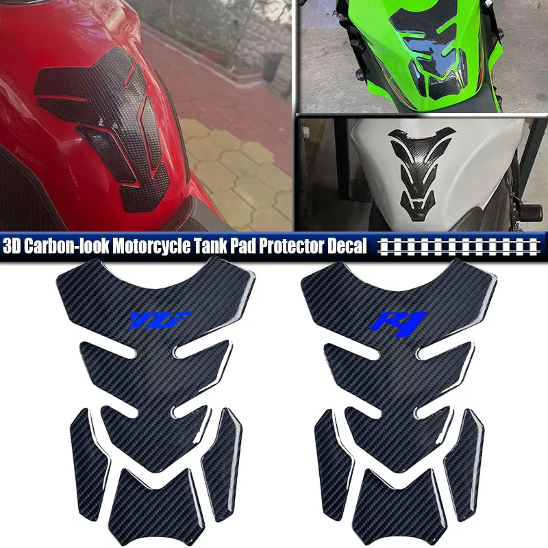 Motorcycle Fuel Tank Sticker Fuel Tank Cap Protection Decals Waterproof Accessory For MT03 MT07 MT09 YZF R1 R3 R7