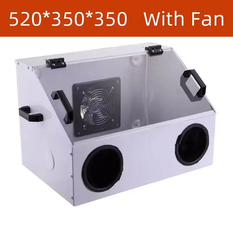 220V Slijpstofbox Metalen Structuur Stofbox Ventilatieventilator Stofafzuigbox voor Ambachtelijke Werkzaamheden Schuren Polijsten