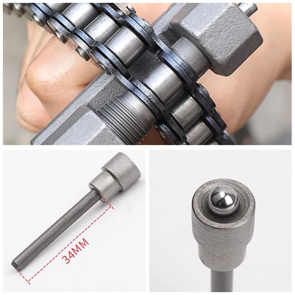 Motorcycle Chain Breaker Link Removal Splitter Motor Chain Cutter Riveting Tool