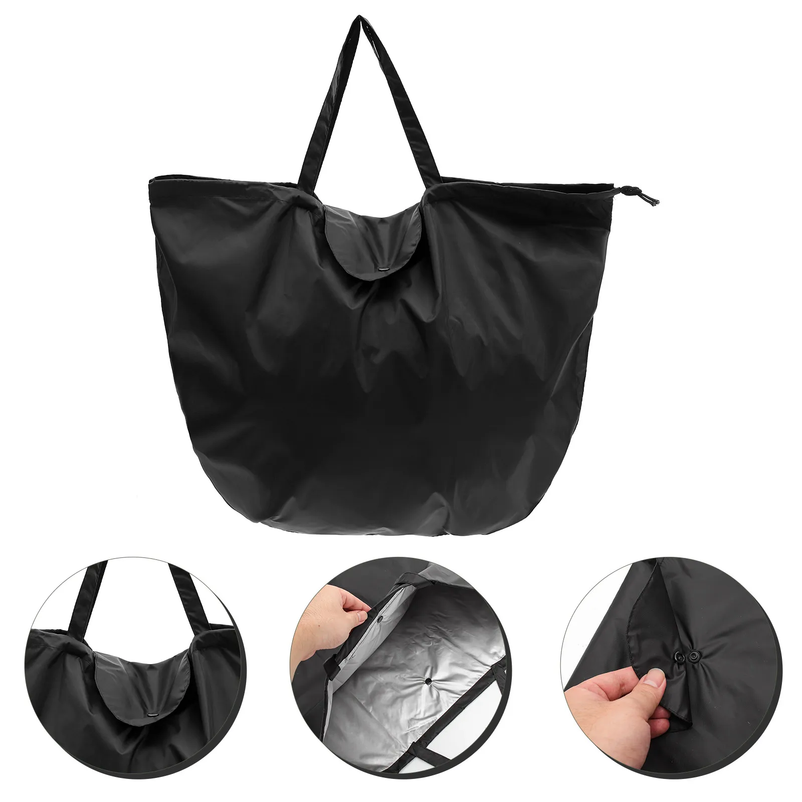 

Heavy Duty Oxford Cloth Bag Portable Lightweight Foldable Travel Pouch for Motorbikes Motorcycle Outdoor Storage