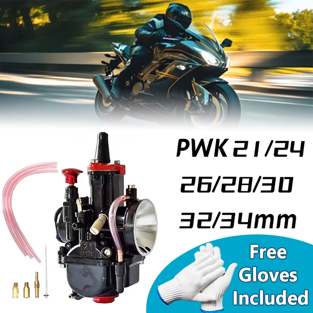 Para Koso OKO 24 26 28 30 32 34mm Racing 2T 4T Universal Scooter ATV Dirt Bike Keihin PWK carburador Scooter Bowl Quad FreeJet