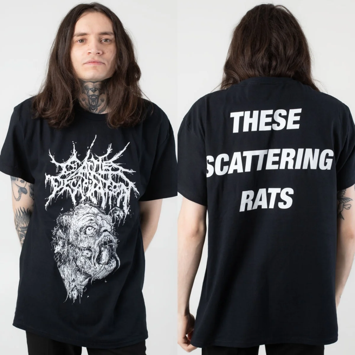Best Cattle Decapitation Graphic Cotton T-shirt Unisex Summer Short Sleeve Fashion Brand Tee Luxury Casual Vintage Tees