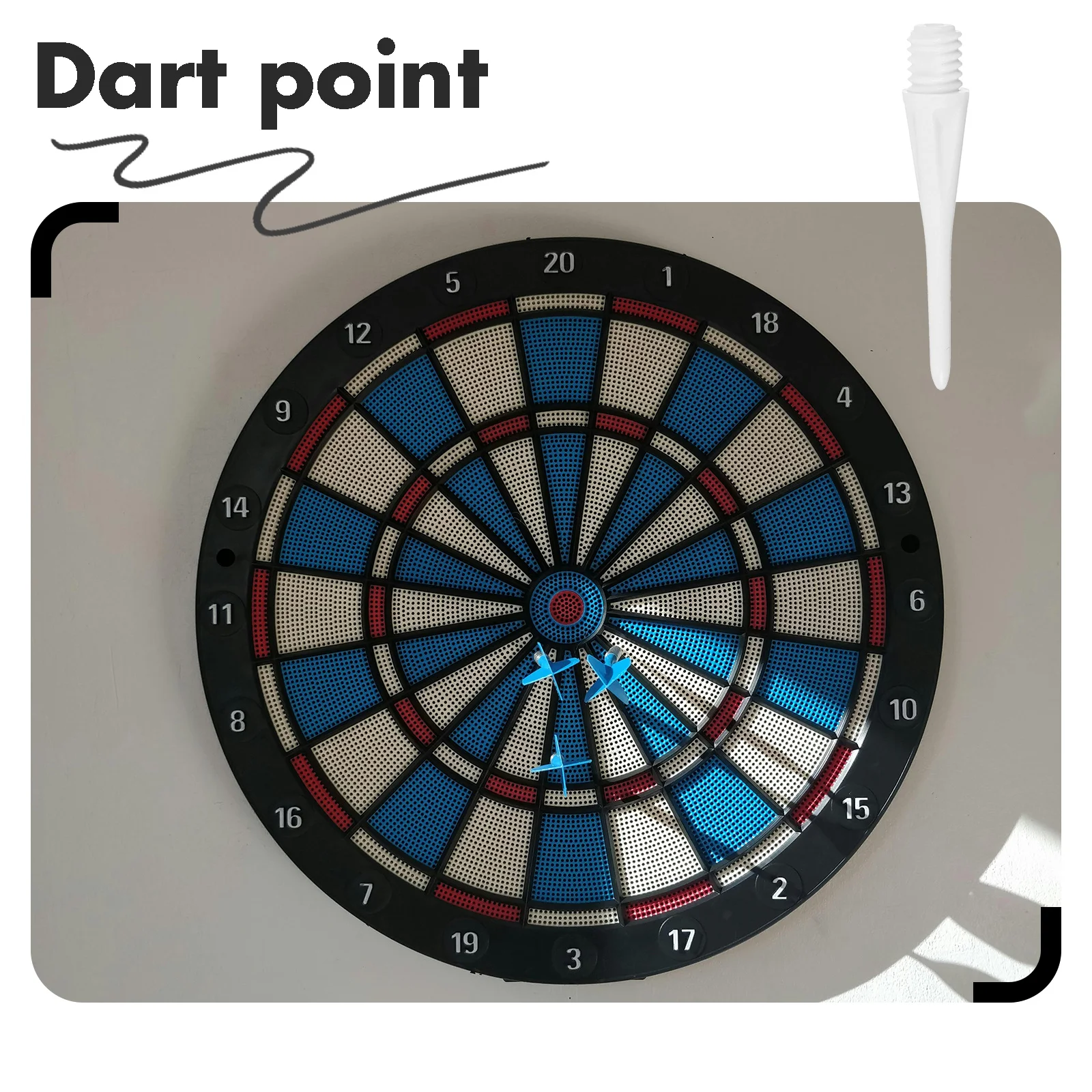 50 قطعة من الإبر الناعمة ذات طرف متين، رؤوس عملية للملحقات الإبداعية، نقاط استبدال أجزاء الاستبدال