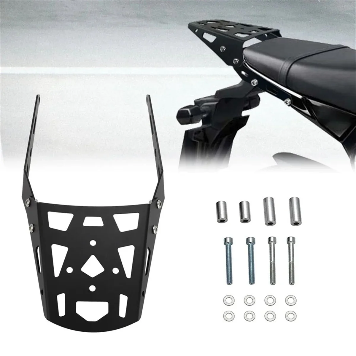 Motorcycle Rear Luggage Rack Cargo Rack for Honda Grom 125 MSX125 2022-2024 Luggage Holder Bracket Extension Support