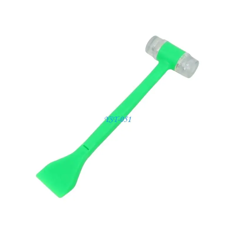 E15A 2/3 in 1 Rubber Hammer with Crowbars for Ceramic Tile Door Window Installation Tool Installation Hammer Rubber Hammer