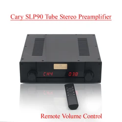 HiFi Remote Control Volume Preamp 12AU7 / ECC82 Tube Stereo Preamplifier Base On CARY-SLP90 Preamp Circuit