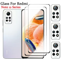 mica/lamina redmi note 12 pro plus screen protector for xiaomi redmi note 12 pro 4g protective tempered glass redmi note 12 s camera lens film redmi note 12 5g accessories Note12 Pro