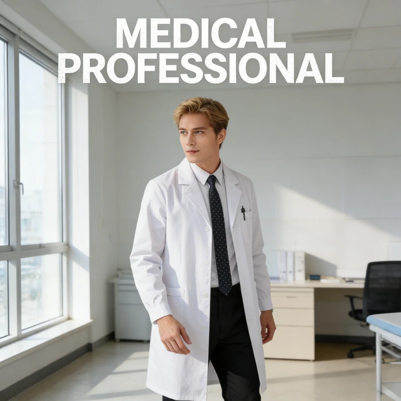 

Белые лабораторные халаты унисекс: комплект для женщин (с длинным рукавом) и мужчин (с коротким рукавом) – униформа для врачей, лабораторий, химиков