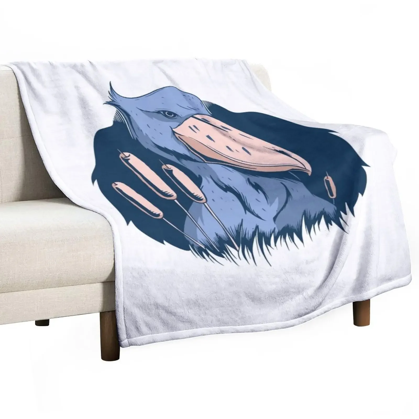 

Shoebill Throw Blanket Soft Plaid Thins Sofas Warm Blankets