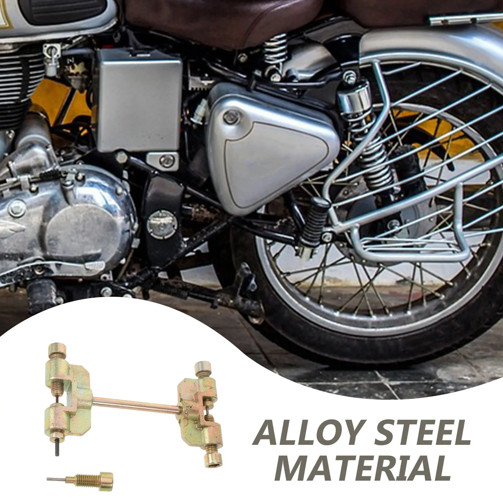 

Breaker Tool For Bicycle Motorcycle, Zinc Alloy Bike Chain Removal Tool, Compact Design For Road Mountain Bike