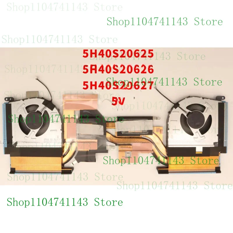 5h40s20625-5h40s20626-5h40s20627-新レノボ-ideapad-ゲーム-3-15arh7-82sb-16arh7-82sc-冷却ファンヒートシンク