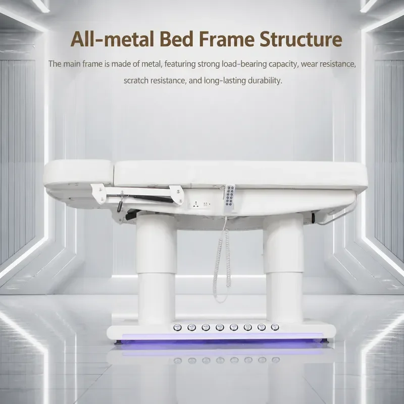 Electric Beauty Bed for Constant Temperature Heating Lifting Massage Physiotherapy Eyelash Spa Treatment Table