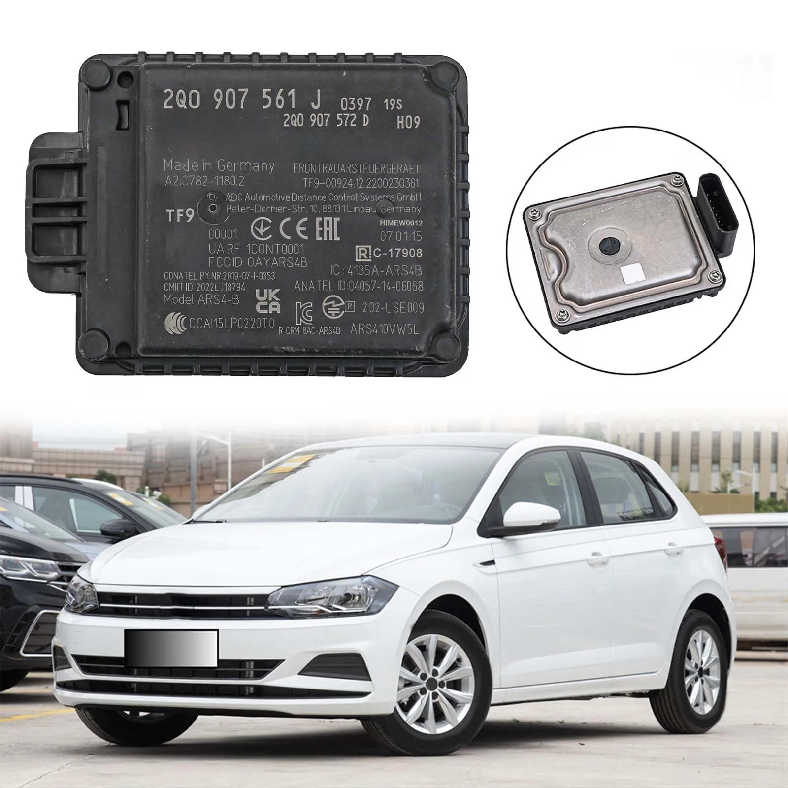 ACC Probe ACC Adaptive Cruise System Car Accessory 2Q0907561H 2Q0907561J 2Q0907561K 2Q0907561L 2Q0907561M For Q3 2019