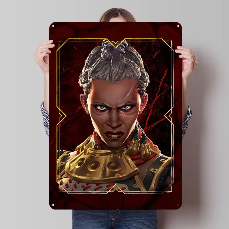 General Medarda Poster Arcane Game Metal Sign Bedroom Decoration Living Room Custom Tin Plaques for Gamer Gaming Room Decoration