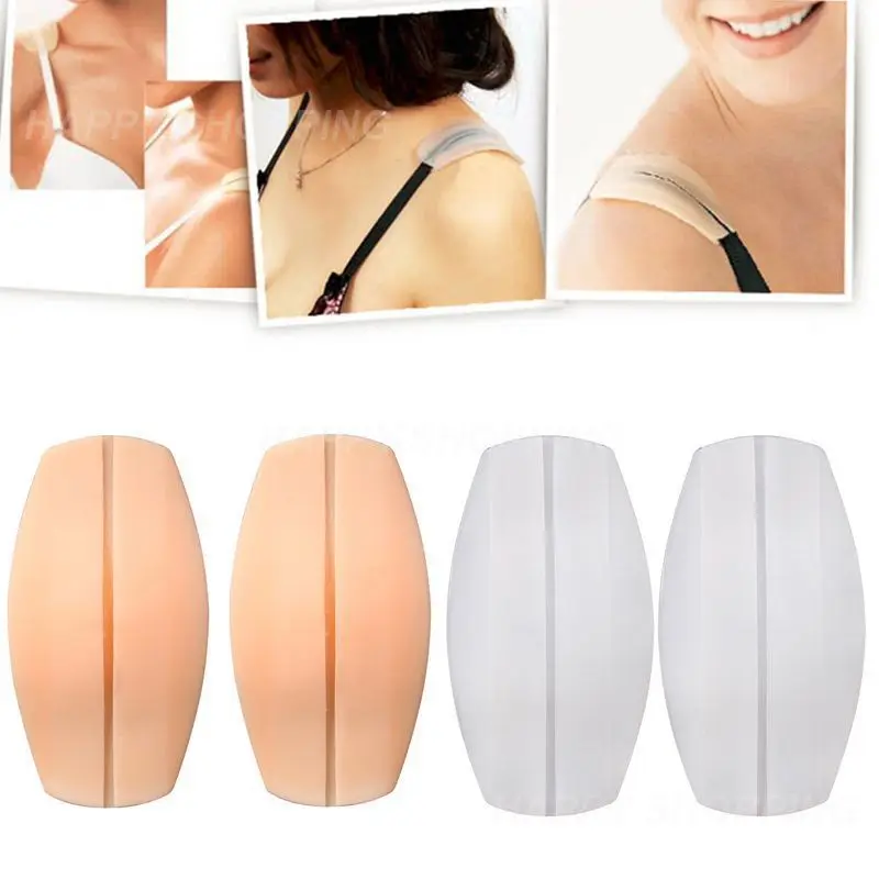 Silicone Shoulder Pad Soft Bra Strap Holder Cushions Non Slip Shoulder Strap Pads Holder Bra Relief Pain For Woman