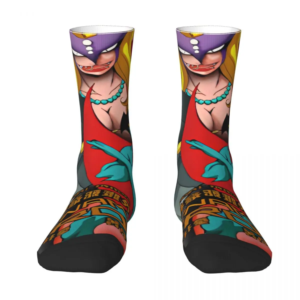 Mazinger Z UFO Roboter Grendizer Socken Lustige Strümpfe Herbst Anti-Rutsch Erwachsene Männer Socken Hochwertige bedruckte Outdoor-Socken