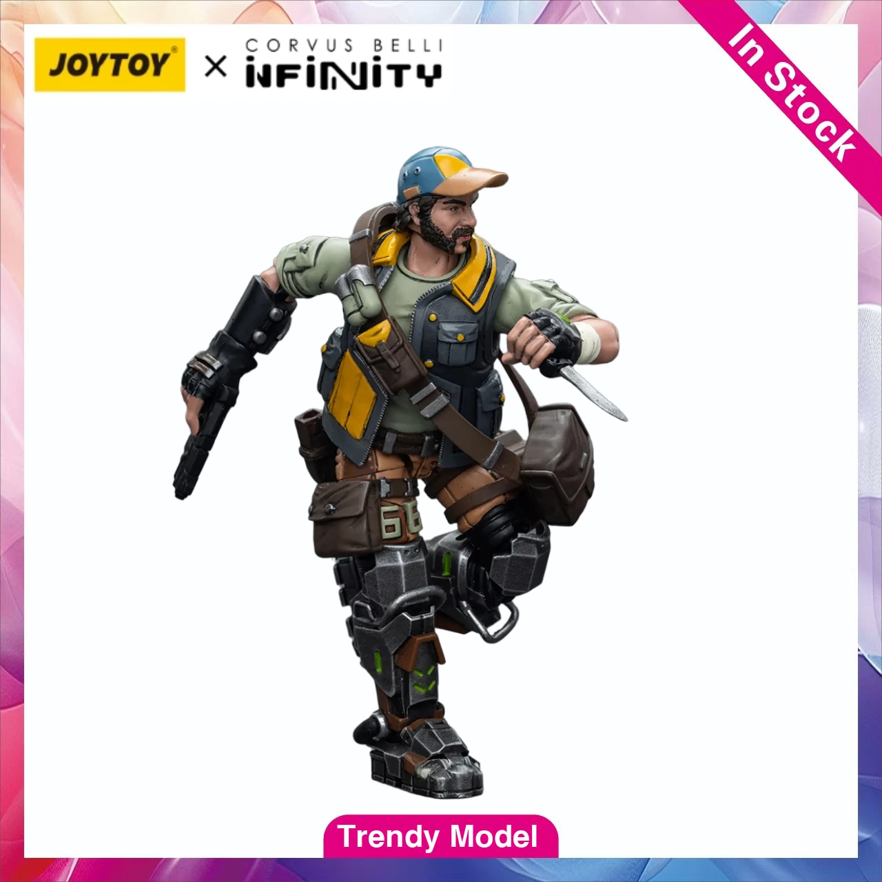 

【TM】JOYTOY INFINITY Scale 1/18 Action Figure NA2 Monstruckers #1 Man Model Toy Gift