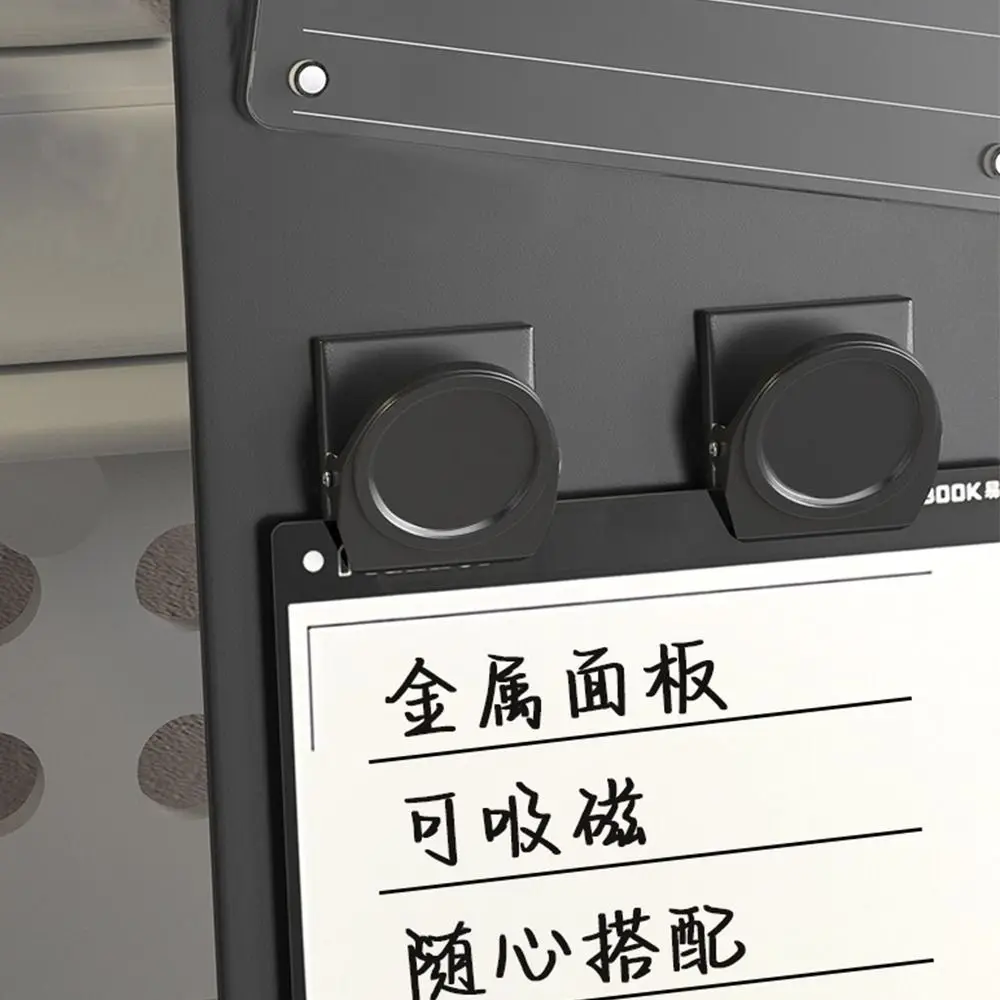 Simple Metal Plate Magnetic Sticker Board Magnetic Clip Movable Desktop Memorandum Message Reminder Board Office