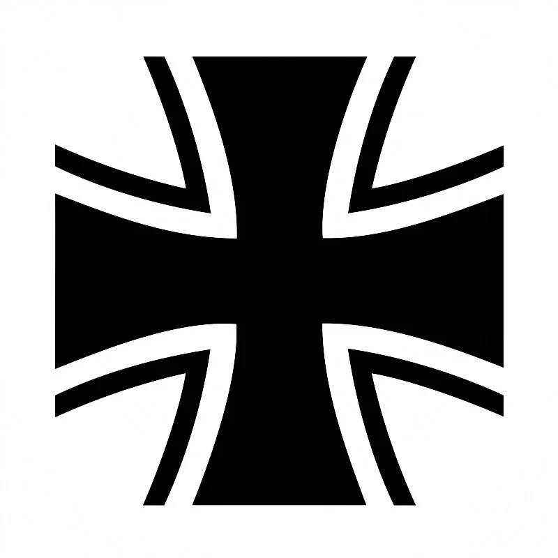 ملصقات عاكسة مقاومة للماء الحرب العالمية الثانية شعار عسكري قبعة ملصق ألمانيا إديلويس ملصقات الديكور متعددة الحجم