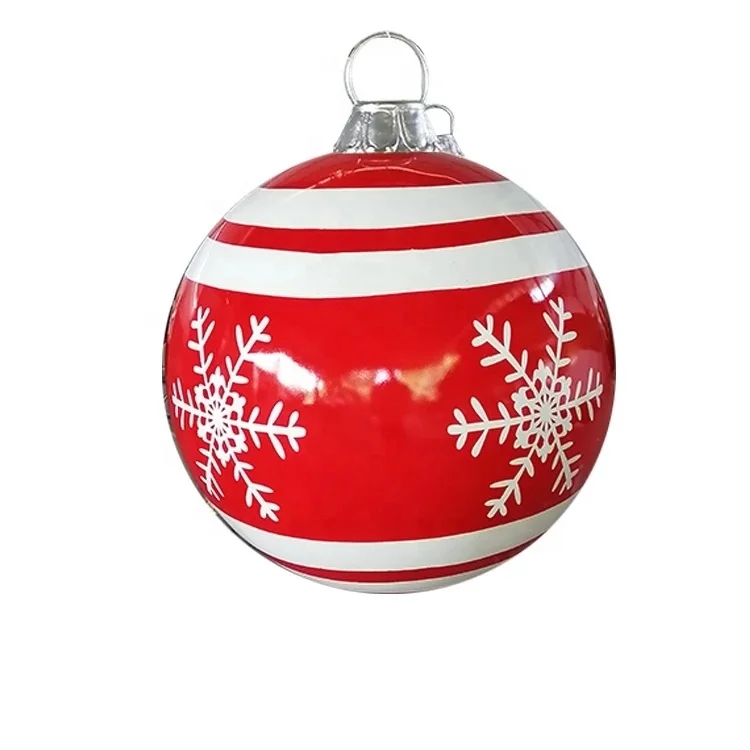 Fiberglass figurine toy crafts large ornament outdoor Christmas ornament set Christmas ball