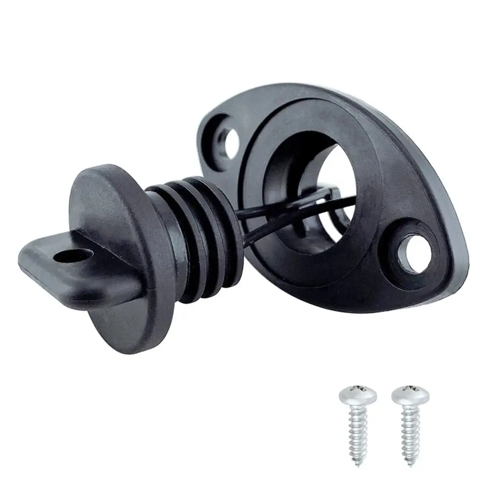 Sports Universal Waterproof for Boat with Screws for Canoe Sealing Plugs Kayak Drain Plug Drain Holes Plugs Thread Drain Plug