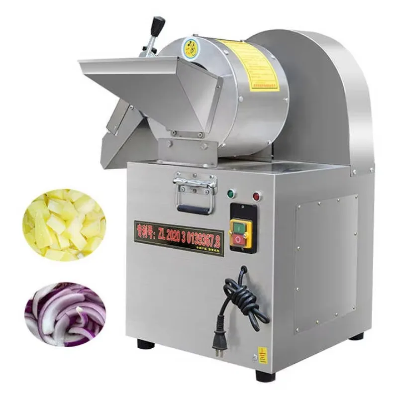 Restaurant Multi-functional Electric Fruit Vegetable Shredder Dicing Slicer Machine For Salad Making Vegetable Dicer Machine