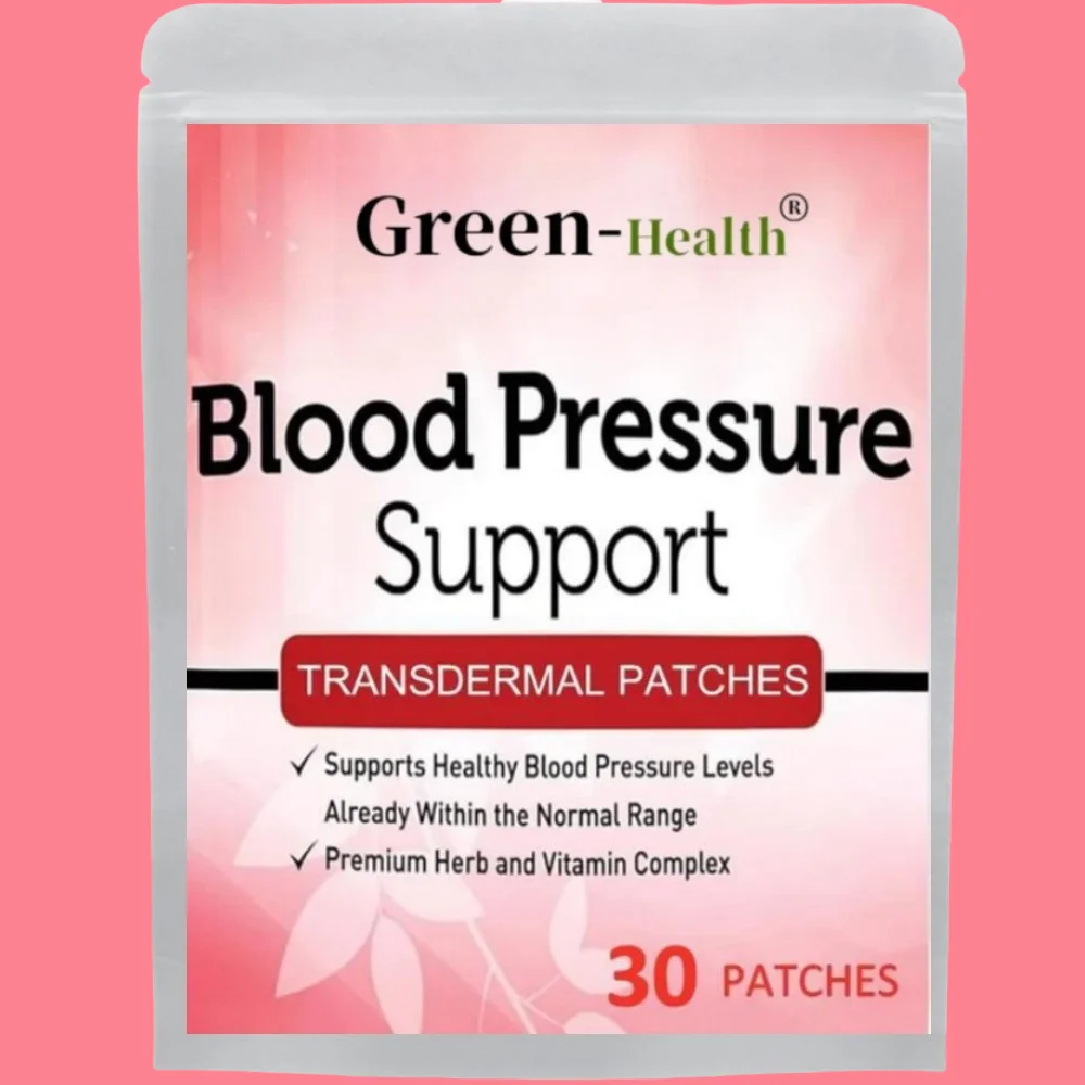 Blood Pressure Support Transdermal Patches -30 Patches One Month Supply