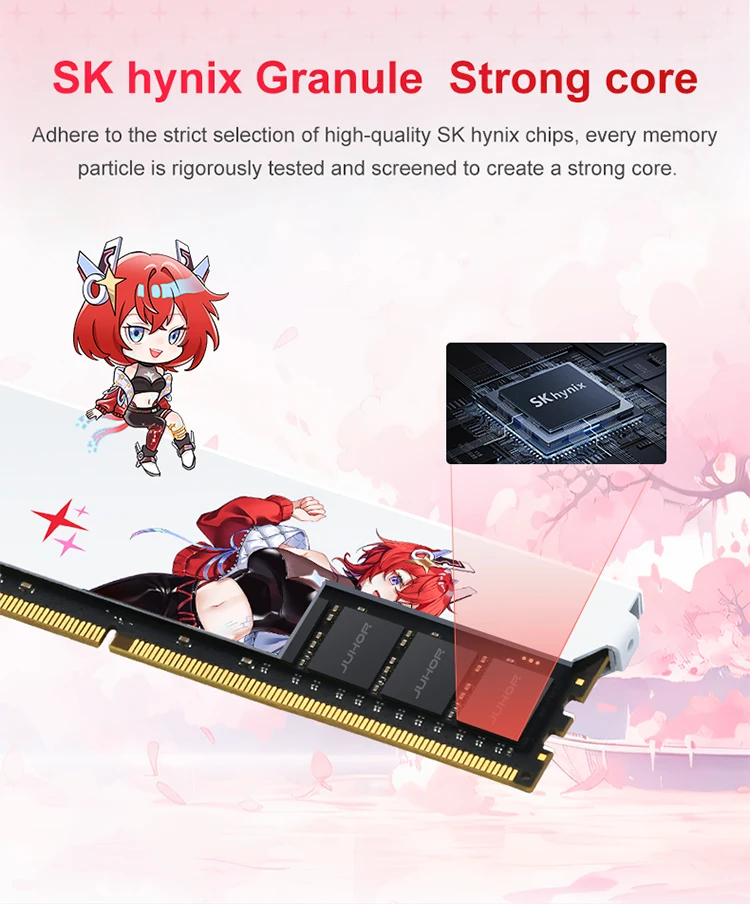 JUHOR DDR4 RAM 32GB (16GBX2) 3600MHz 3200MHz 데스크탑 메모리
