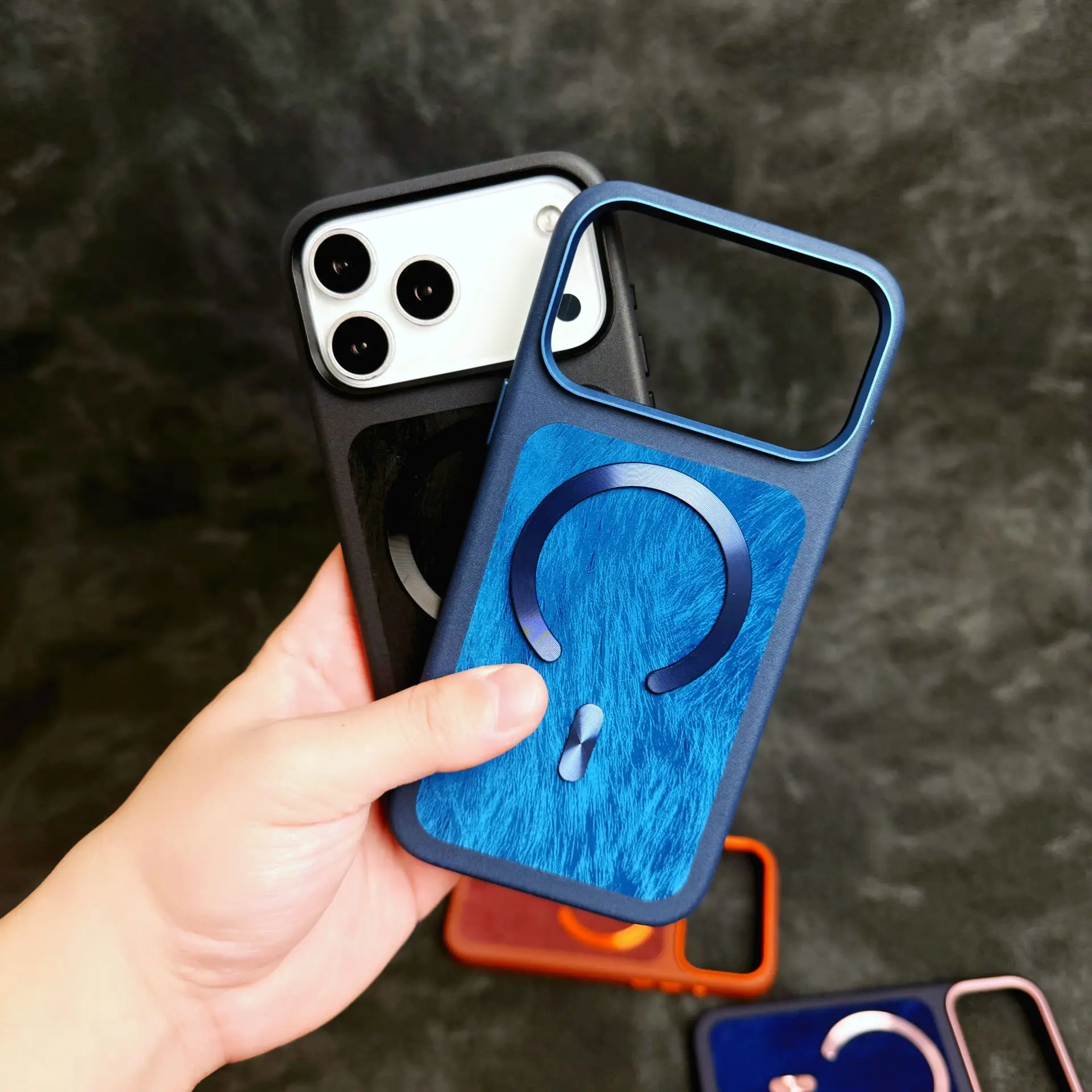 

Colorful Magnetic Charging Phone Case for iPhone 16 17 Pro Max for Magsafe Shockproof Hard cover
