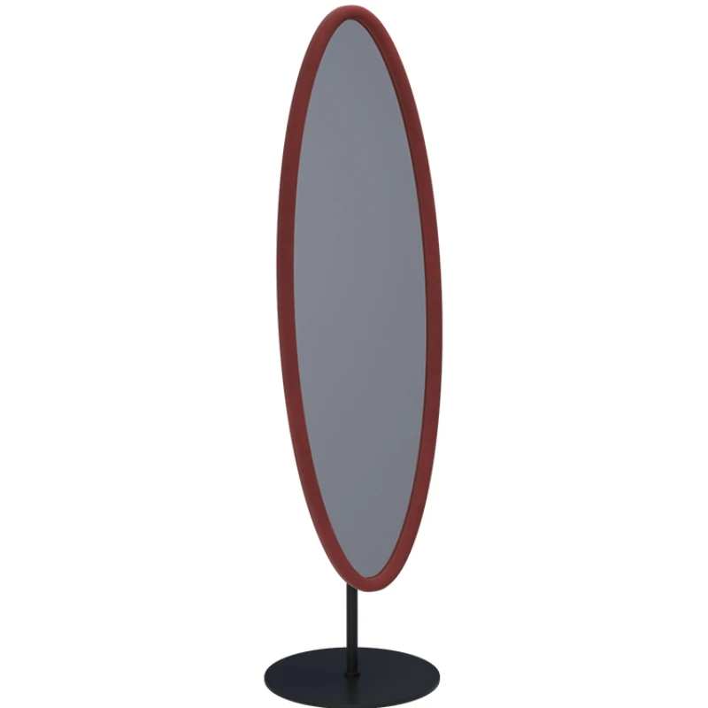 

Medieval oval full body, velvet floor fitting, bedroom foyer, creative dressing mirror