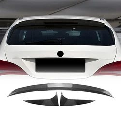 Tail Rear Roof + Side Spoiler Wing For Mercedes Benz CLA Class Shooting Brake X117 2013-2019 Trunk Tailgate Upper Splitter Lip