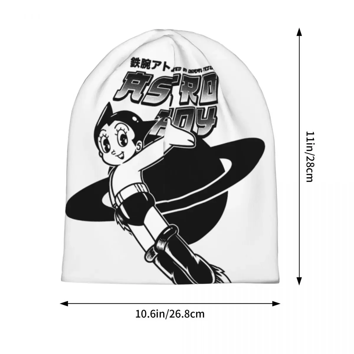 Mighty Atom Manga Anime Bonnet Hats Hip Hop Outdoor Astro Boy Astroboy Skullies Beanies Hats Men's Women's Warm Head Wrap Caps