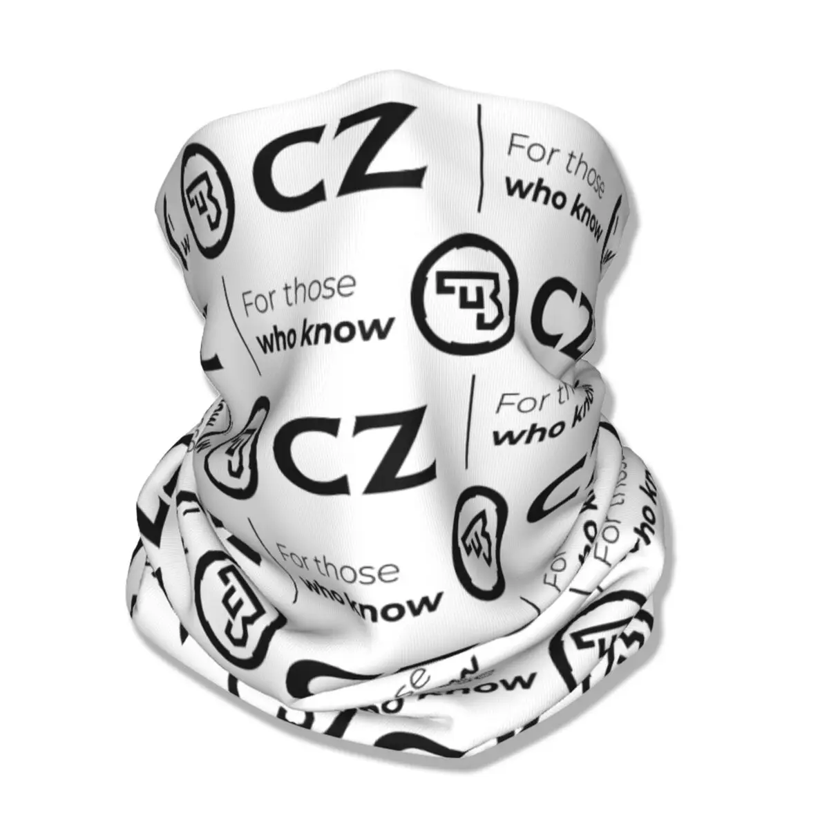 Ceska Zbrojovka CZ Bandana con estampado de armas de fuego, máscara de pasamontañas, bufanda cálida, ropa de cabeza para correr, Unisex, Adulto, transpirable