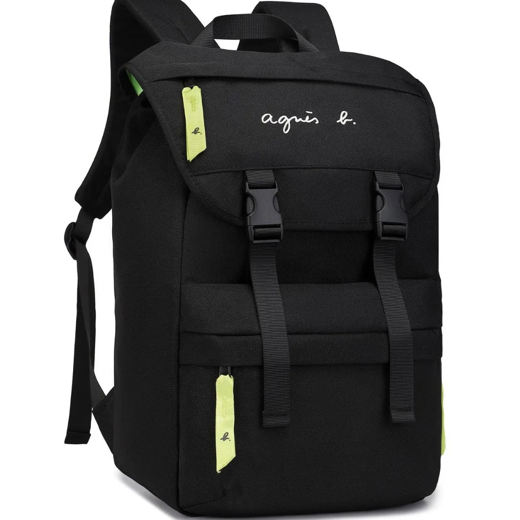 sac-a-dos-de-voyage-agnes-b-sac-d'etudiant-unisexe-sac-a-dos-vert-pour-affaires-sac-seau-a-bandouliere-grand-sac-fourre-tout-decontracte-pour-l'exterieur