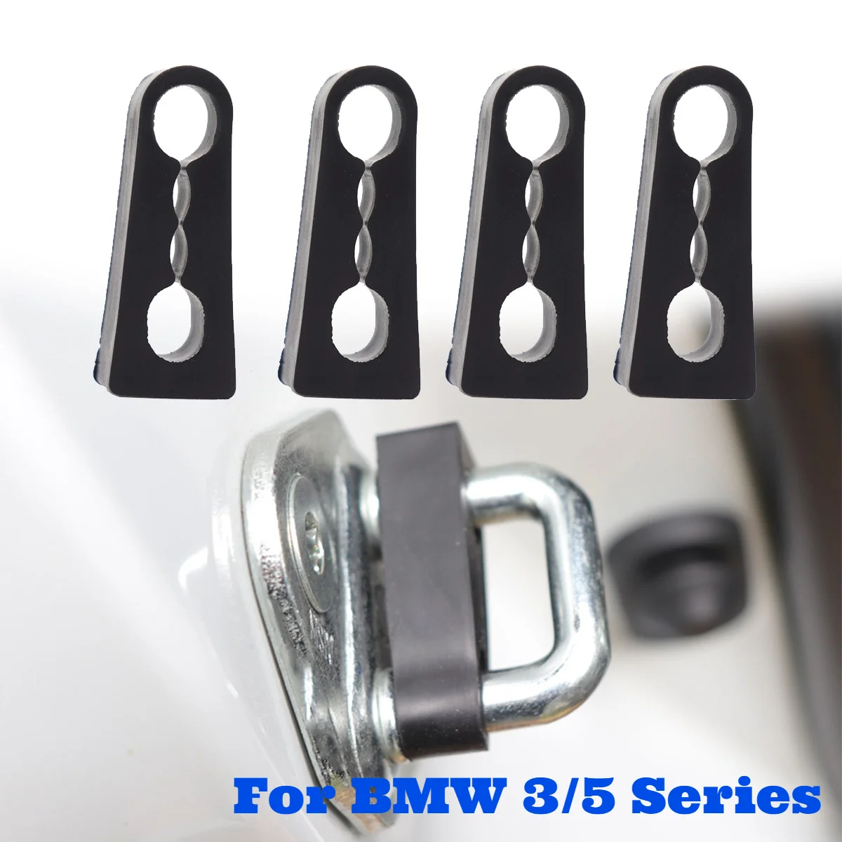 Car Door Lock Damper Buffer Seal Shock‑Absorbing Protector 4E4837763 Auto Accessories For BMW X1 E84 X3 E83 F25 X5 E70 X6 E71