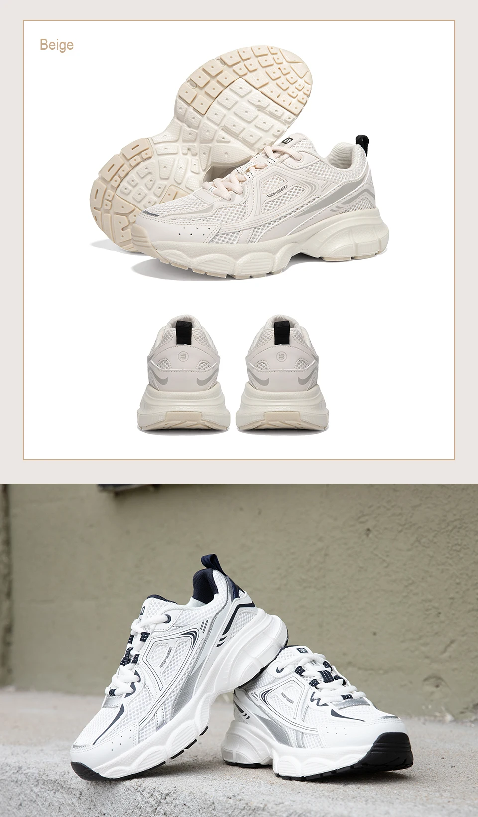 Baasploa Damen-Laufschuhe, modisch, leicht, aus Mesh, rutschfest, Jogging-Sneaker, für Damen, atmungsaktiv, bunt, Freizeitschuhe – Detail 9