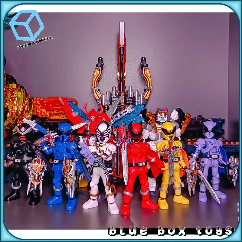 

Genuine In Stock Blokees Super Sentai Stars Version 1 Blind Box Ohsama Sentai King-Ohger Mystery Box Collect Birthday Toys Gift