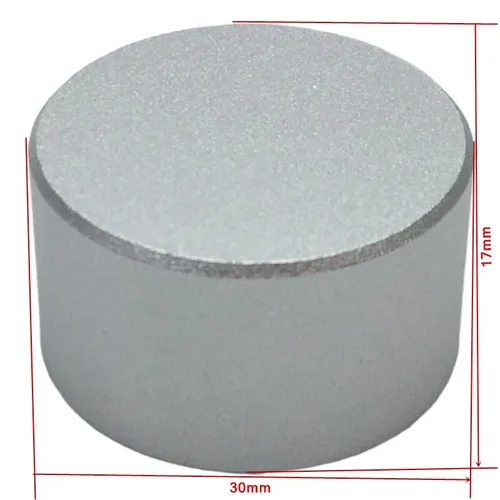 Imagen 2 del producto Tapa de perilla de interruptor de Audio de volumen de Control de potenciómetro de aleación de aluminio para eje D de 6mm/Flor 30x17mm(D * H), 1 pieza