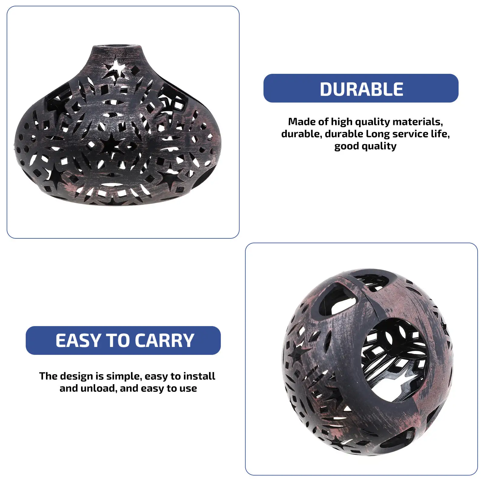 

10pcs Lamp Shade Plastic Retro Cover For 5Mm Light Beads Creative Vintage Home Decor Indoor Lighting Decoration Gift