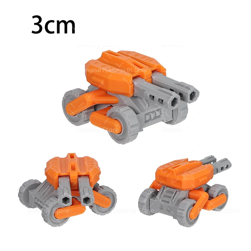Neue 3D-gedruckte Kriegsmaschine Serie Mini beweglicher Kampfpanzer Sentry Drone Artillery Launcher Actionfigur Raumdekoration Geschenke – Detail 19