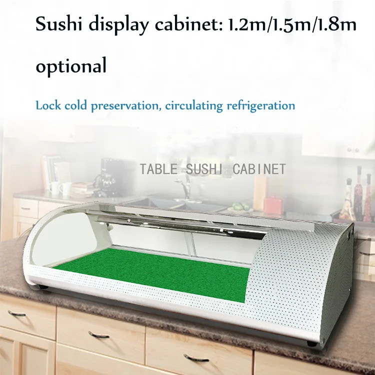 Small sushi display refrigerator showcase refrigerated display cabinet for sushi