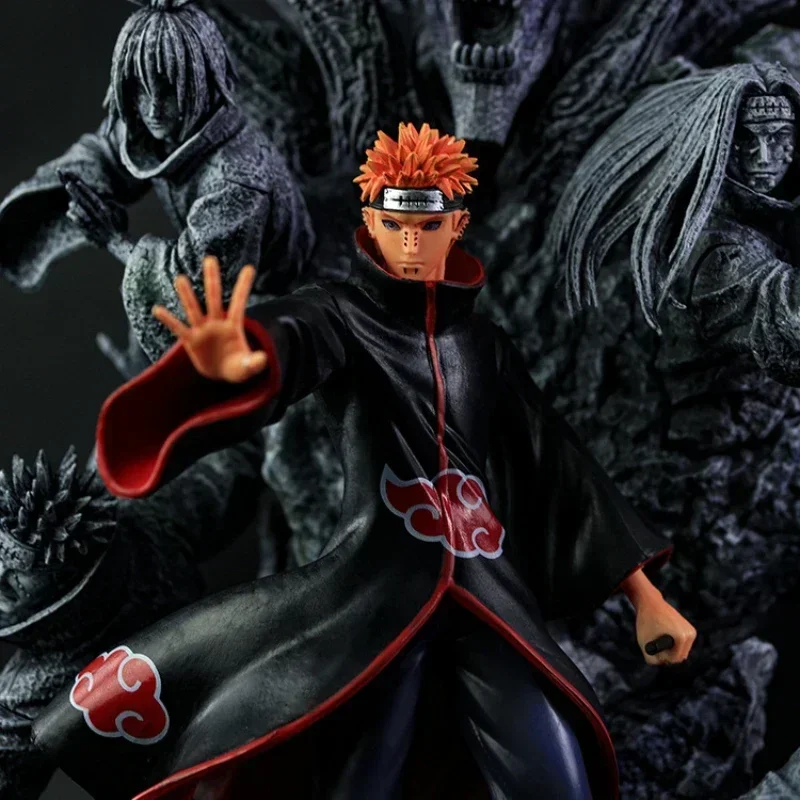 Anime Naruto Shippuden Figures GK Pain Action Figures 41cm PVC Model Collection Akatsuki Naruto Statue PVC Model Collection Toy