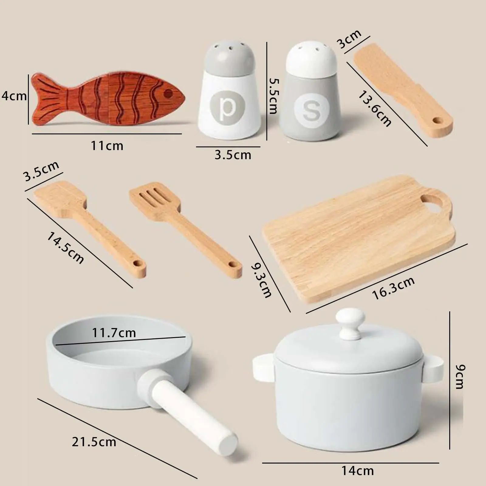 

Kitchen Toyset Mini Fake Cooking Kitchen Set Accessories Educational Play Cookware Set Cooking toys for Adults Kids