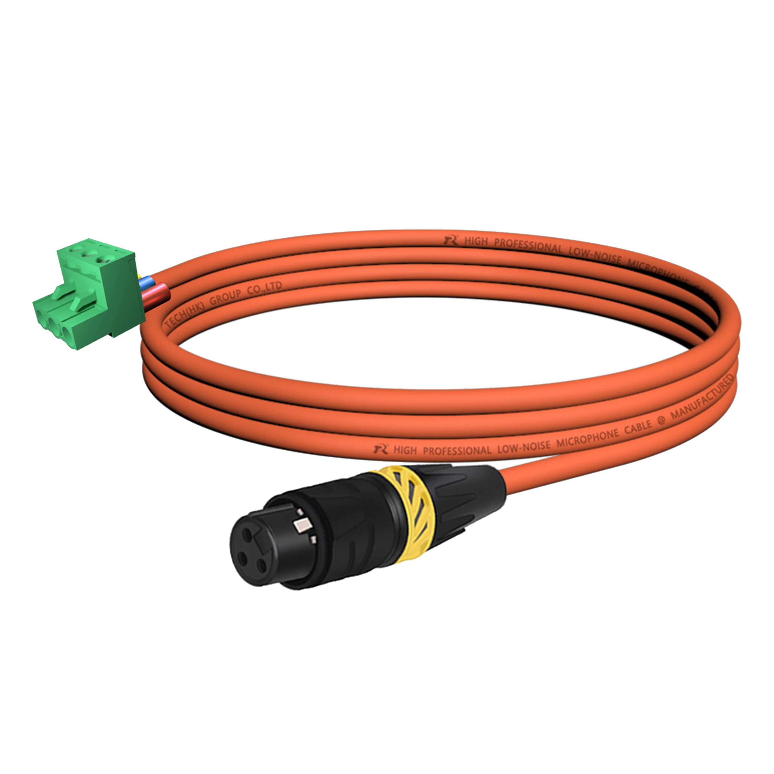 XLR zu Phoenix Kabel, Geräuscharmes 3-Pin XLR Buchse und Stecker zu PHX3M/2EDG 5.08 PCB Schraubklemmen-Adapterkabel mit Sicherem Endgriff – Detail 17