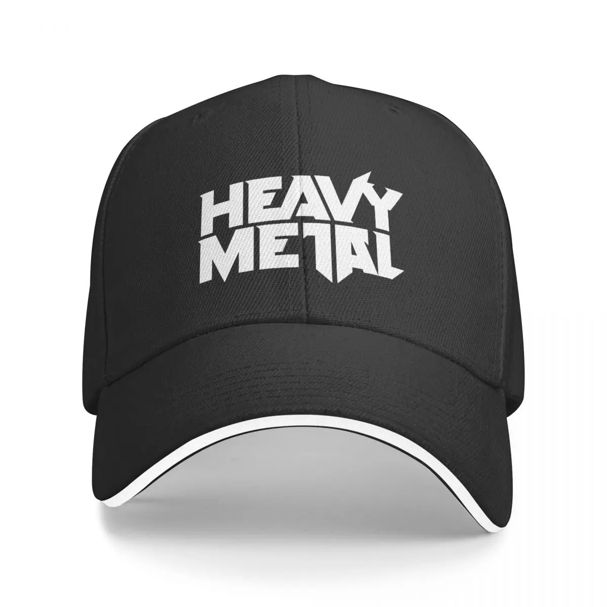 

Heavy Metal Logo Baseball Cap Solid Cotton Adjustable Baseball Hat Casquette